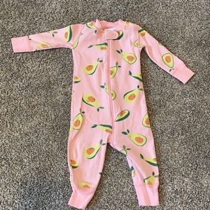 Hanna Andersson Avocado Pajamas 6-12m